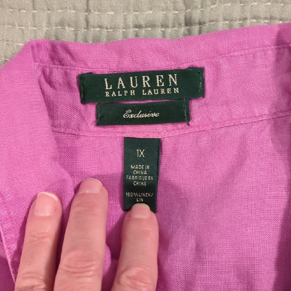 Purple Button-Up Shirt - Picture 3 of 5